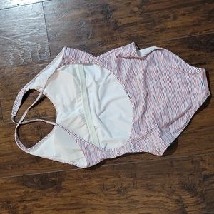 Gap Cross Back One Piece Swimsuit Red/White/Blue